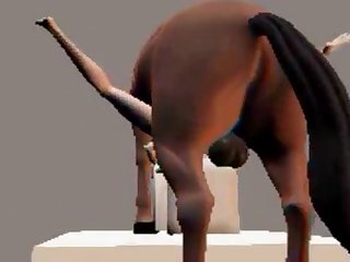 Porn horse animation 
