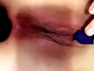 Teen Gets Ass Licked By Dog While Using Vibrator And Squirts 2