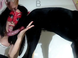 Man Cums In Dog